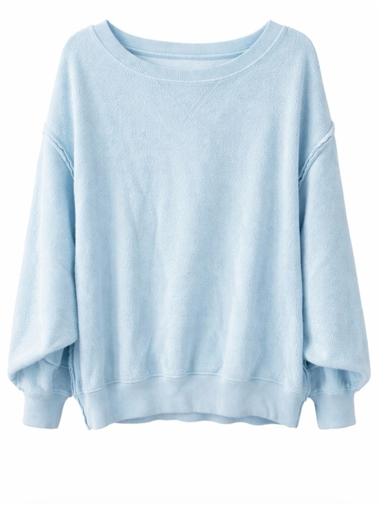 American Eagle Outfitters Tops - American Eagle Outfitters Huggable Light Blue  Crewneck Sweatshirt - Size Small